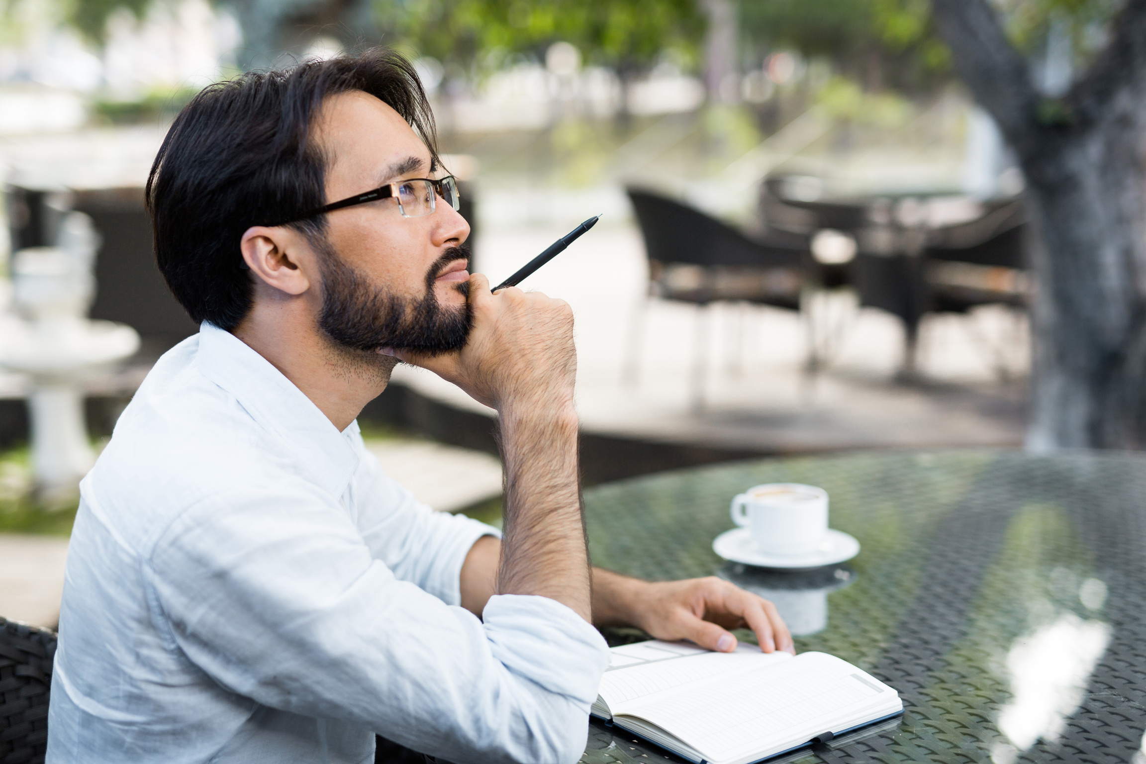Writer at work